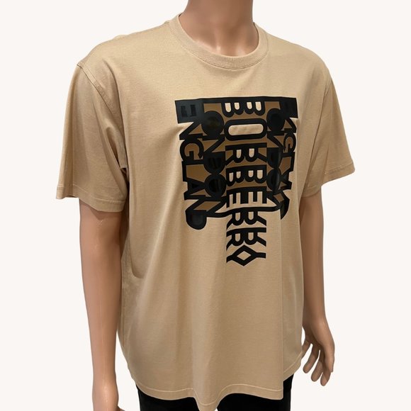BURBERRY Graphic Print Crew Neck T-Shirt in size M - Picture 3 of 8